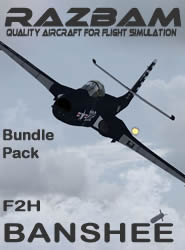 RAZBAM F2H Banshee FSX/FS9 Special Promotion Pac