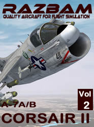 RAZBAM A-7A & A-7B Corsair II Volume 2
